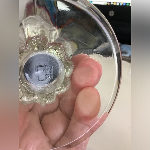 Vintage Jeannette Pressed Clear Glass Sundae Parfait Glass - Picture 8 of 8